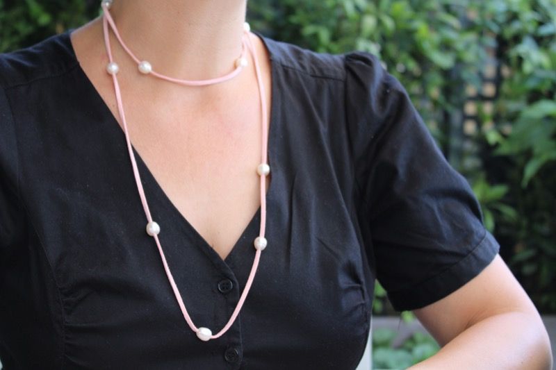 Collar-Pulsera El Nido Rosa - Imagen 3