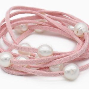 Collar-Pulsera El Nido Rosa